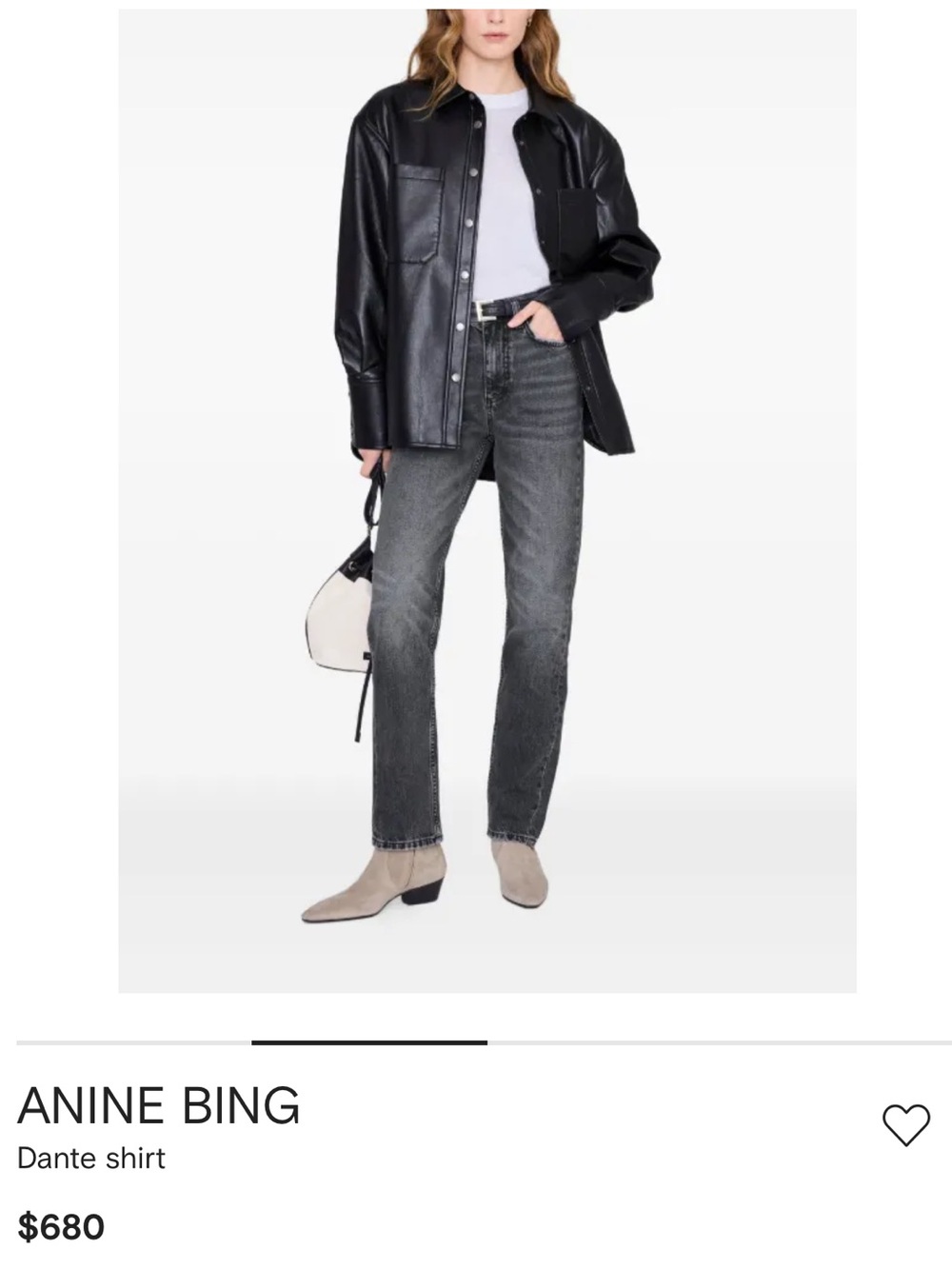 ANINE BING Dante shirt